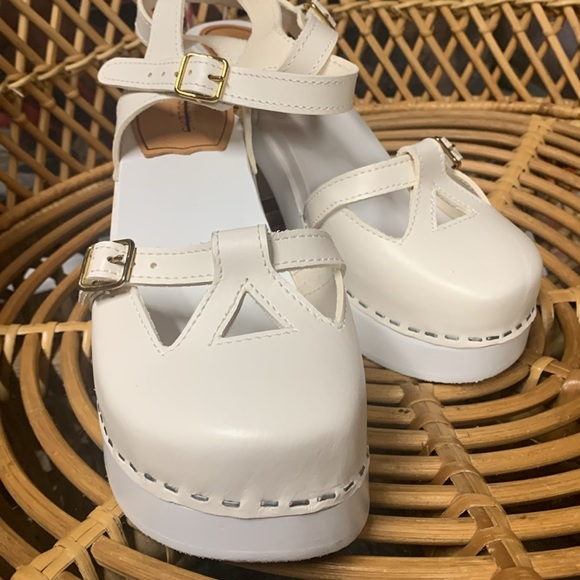 Free People Swedish Hasbeens Lacy Clogs 40 new without box - Picture 12 of 13